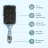 Wet Brush Paddle Hair Brush,Traditional Wood-Ultra-Soft IntelliFlexDetangling Bristles with AquaVentDesignForSpreading HairTreatmentsEvenly-Pain-Free Hair Brush For Women & Men,Shine Traditional Wood(Distressed Wood)