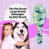 Wet Brush Pet Hair Brush, Large Dog Breed Detangler – Dog Camo, Multi – De-Shedding Comb and Dematting Tool for Grooming Long or Short Haired Dogs – Tangle-Free for Less Pulling & Tugging