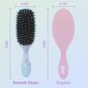 Wet Brush Smooth Styler Hair Brush, Pink Frost, Exclusive Ultra-soft IntelliFlex Bristles, Synthetic Boar Bristles, Shiny And Smooth, For All Hair Types, For Women, Men, Wet And Dry(Color Wash Splatter)