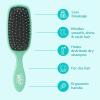 Wet Brush Smooth Styler Hair Brush, Pink Frost, Exclusive Ultra-soft IntelliFlex Bristles, Synthetic Boar Bristles, Shiny And Smooth, For All Hair Types, For Women, Men, Wet And Dry(Amazon Aqua)