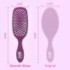 Wet Brush Smooth Styler Hair Brush, Pink Frost, Exclusive Ultra-soft IntelliFlex Bristles, Synthetic Boar Bristles, Shiny And Smooth, For All Hair Types, For Women, Men, Wet And Dry(Purple Frost)