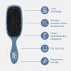 Wet Brush Smooth Styler Hair Brush, Pink Frost, Exclusive Ultra-soft IntelliFlex Bristles, Synthetic Boar Bristles, Shiny And Smooth, For All Hair Types, For Women, Men, Wet And Dry(Elemental Blue)