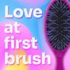 Wet Brush Thick Hair Detangling Brush, Pink, Ultra-Soft IntelliFlex Bristles Glide Through Tangles With Ease, Pain-Free Detangler for All Hair Types, Wet & Dry(Purple)