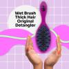Wet Brush Thick Hair Detangling Brush, Pink, Ultra-Soft IntelliFlex Bristles Glide Through Tangles With Ease, Pain-Free Detangler for All Hair Types, Wet & Dry(Purple)