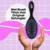 Wet Brush Thick Hair Detangling Brush, Pink, Ultra-Soft IntelliFlex Bristles Glide Through Tangles With Ease, Pain-Free Detangler for All Hair Types, Wet & Dry(Black)
