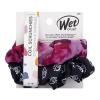 Wet Brush Coil Hair Scrunchies for Women & Girls, 2 Count, Purple & Black, Suitable for All Hair Types, Pain-Free Accessories Long Lasting Braids, Ponytails and More(Coil Scrunchies Purple/Black)