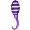 Wet Brush Shower Hair Brush Detangler – Exclusive Ultra-soft IntelliFlex Bristles – Minimizes Pain And Protects Against Split Ends & Breakage – Comb For Women, Men, Wet & Dry Hair – Green Glitter(Purple Glitter)