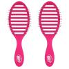 Wet Brush Speed Dry Hair Brush – Pink – Vented Design and Ultra Soft HeatFlex Bristles Are Blow Dry Safe With Ergonomic Handle Manages Tangle and Uncontrollable Hair – Pain-Free (Pack of 2)(Pink)
