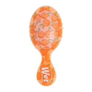 Wet Brush Mini Detangler Hair Brush for Gentle Knot Removal, Travel Size, Soft Bristles for Pain-Free Detangling, Less Breakage, Works on All Hair Types, Limited Edition, Summer Treat Creamsicle(Tutti Fruitti Peach)