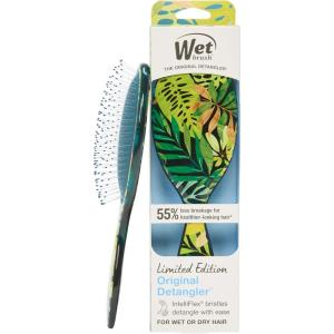 Wet Brush Original Detangler Hair Brush, Flexible Bristles Gently Detangle All Hair Types, Works on Wet or Dry Strands, Ergonomic Handle, Reduces Breakage, Limited Edition, Summer Treat Key Lime(Tropical Oasis Green)