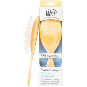 Wet Brush Original Detangler Hair Brush, Flexible Bristles Gently Detangle All Hair Types, Works on Wet or Dry Strands, Ergonomic Handle, Reduces Breakage, Limited Edition, Summer Treat Key Lime(Summer Treat Creamsicle)