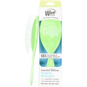 Wet Brush Original Detangler Hair Brush, Flexible Bristles Gently Detangle All Hair Types, Works on Wet or Dry Strands, Ergonomic Handle, Reduces Breakage, Limited Edition, Summer Treat Key Lime(Summer Treat Key Lime)