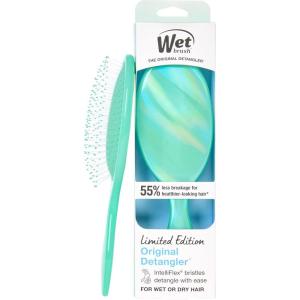 Wet Brush Original Detangler Hair Brush, Soft, Flexible Bristles Gently Detangle All Hair Types, Works on Wet or Dry Strands, Ergonomic Handle, Reduces Breakage, Limited Edition, Prismatic Glow Green(Prismatic Glow Green)