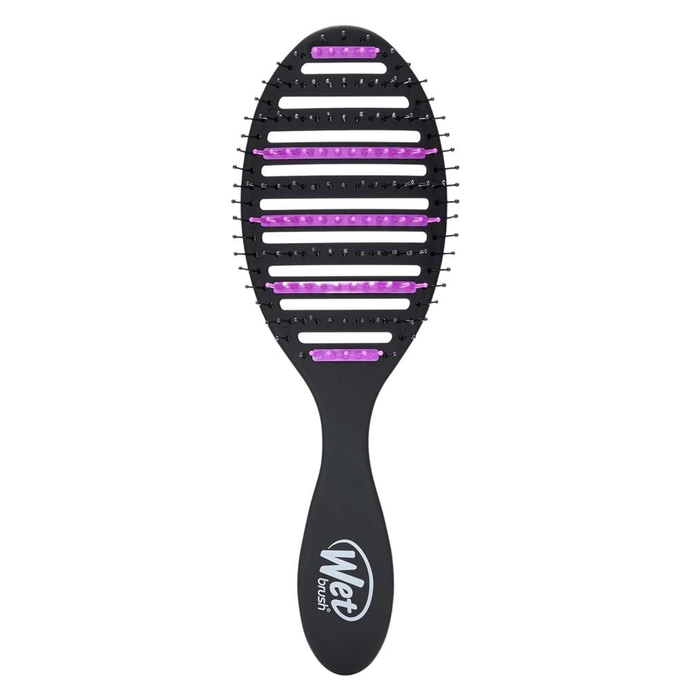 imageWet Brush Speed Dry Hair Brush Blow Dry Safe Bristles ampamp Vented Design For Faster Drying Time Ergonomic Handle Reduces Breakage ampamp Detangles All Hair Types Limited Edition Prismatic Glow PinkRefresh  Extend