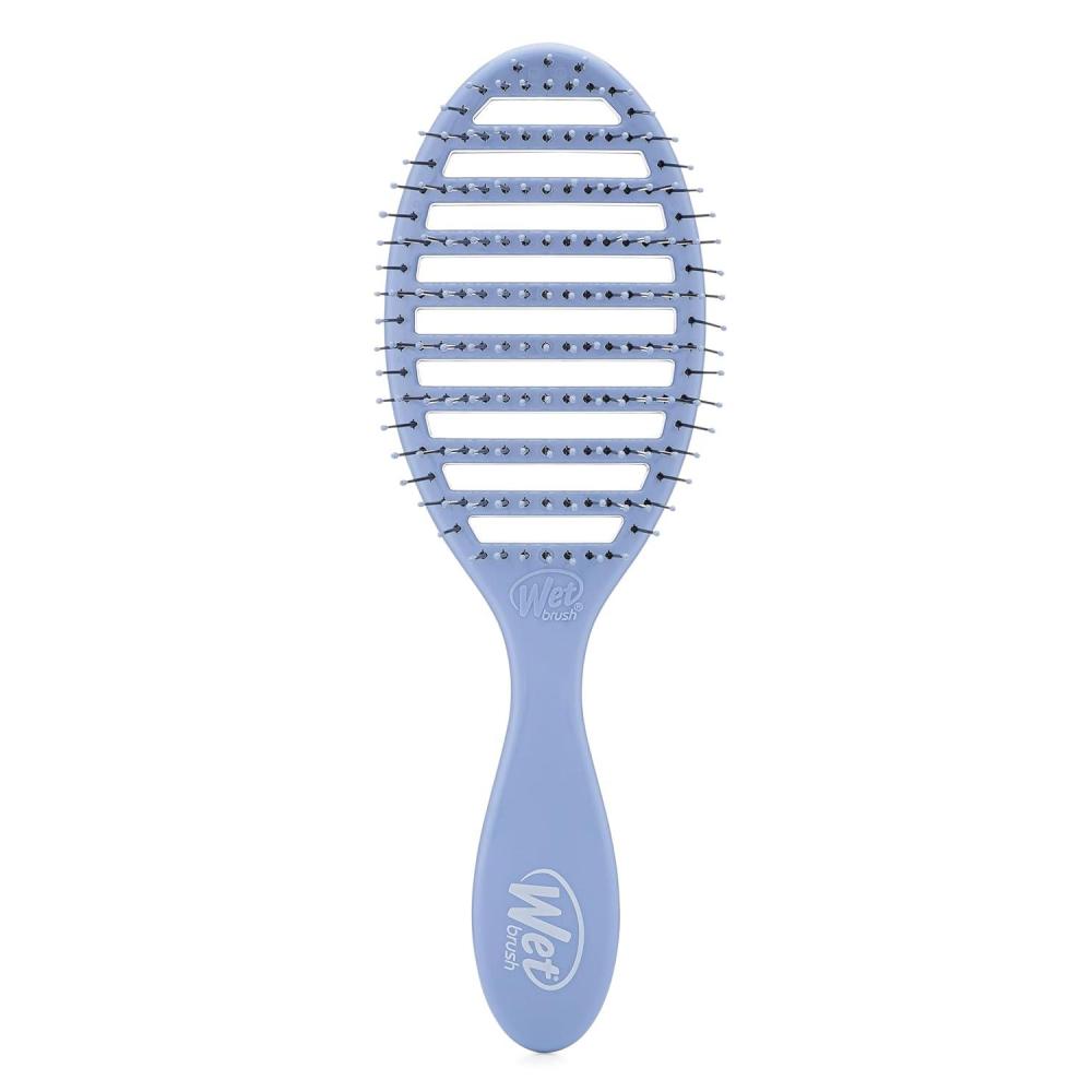 imageWet Brush Speed Dry Hair Brush Blow Dry Safe Bristles ampamp Vented Design For Faster Drying Time Ergonomic Handle Reduces Breakage ampamp Detangles All Hair Types Limited Edition Prismatic Glow PinkSky