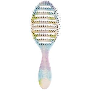 Wet Brush Speed Dry Hair Brush, Blow Dry Safe Bristles & Vented Design For Faster Drying Time, Ergonomic Handle, Reduces Breakage & Detangles All Hair Types, Limited Edition Prismatic Glow Pink(Color Wash Splatter)