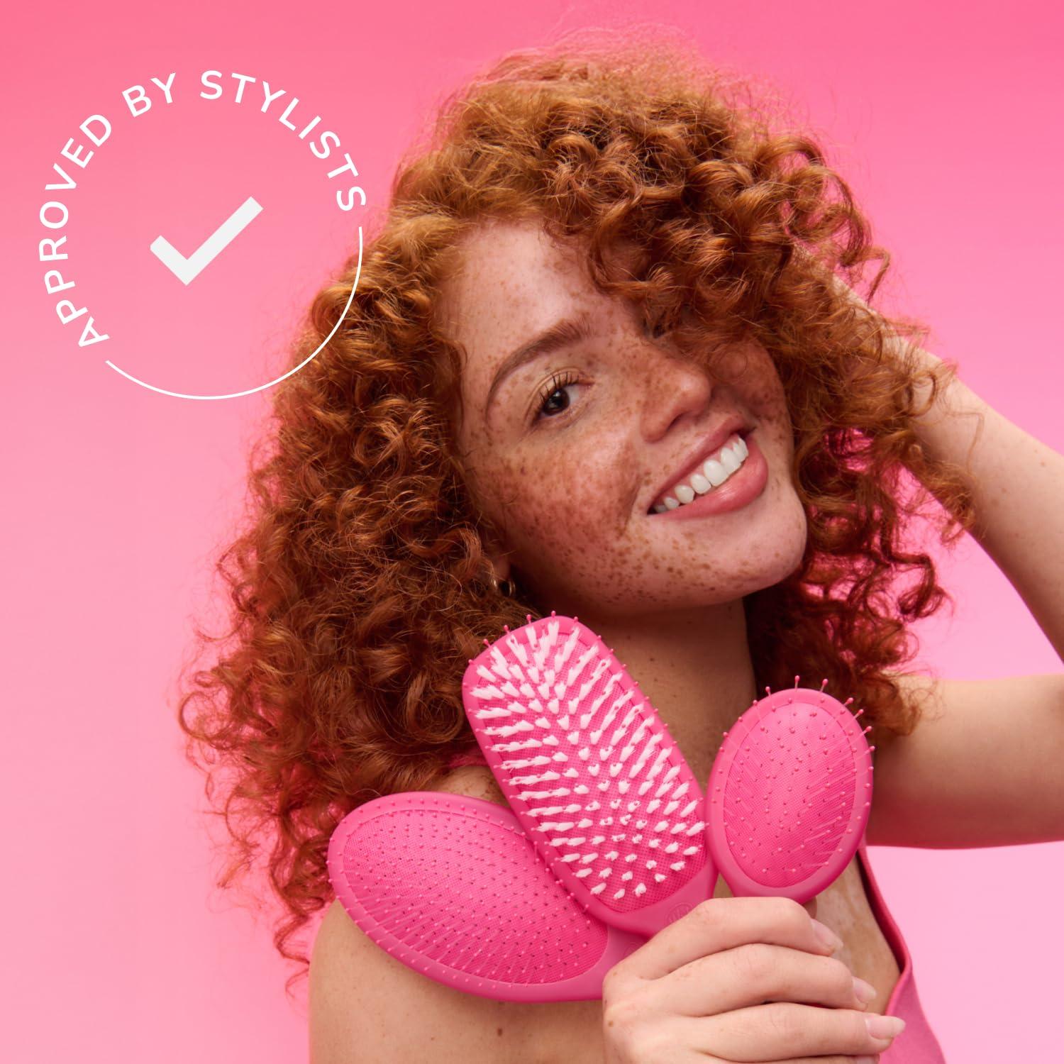 image:imageWet Brush Speed Dry Hair Brush With Blow Dry Safe Bristles amp Vented Design For Faster Drying Time Ergonomic Handle Reduces Breakage amp Detangles All Hair Types Limited Edition Electric Sky PurpleFrost Purple
