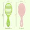 Wet Brush Speed Dry Hair Brush With Blow Dry Safe Bristles & Vented Design For Faster Drying Time, Ergonomic Handle, Reduces Breakage & Detangles All Hair Types, Limited Edition Electric Sky Purple(Summer Quencher Lime -A-Rita)