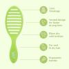 Wet Brush Speed Dry Hair Brush With Blow Dry Safe Bristles & Vented Design For Faster Drying Time, Ergonomic Handle, Reduces Breakage & Detangles All Hair Types, Limited Edition Electric Sky Purple(Summer Quencher Lime -A-Rita)