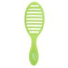 Wet Brush Speed Dry Hair Brush With Blow Dry Safe Bristles & Vented Design For Faster Drying Time, Ergonomic Handle, Reduces Breakage & Detangles All Hair Types, Limited Edition Electric Sky Purple(Summer Quencher Lime -A-Rita)