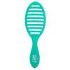 Wet Brush Speed Dry Hair Brush With Blow Dry Safe Bristles & Vented Design For Faster Drying Time, Ergonomic Handle, Reduces Breakage & Detangles All Hair Types, Limited Edition Electric Sky Purple(Summer Quencher Green Juice)