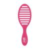 Wet Brush Speed Dry Hair Brush With Blow Dry Safe Bristles & Vented Design For Faster Drying Time, Ergonomic Handle, Reduces Breakage & Detangles All Hair Types, Limited Edition Electric Sky Purple(Frost Pink)
