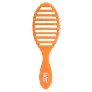 Wet Brush Speed Dry Hair Brush With Blow Dry Safe Bristles & Vented Design For Faster Drying Time, Ergonomic Handle, Reduces Breakage & Detangles All Hair Types, Limited Edition Electric Sky Purple(Summer Quencher Orange Crush)