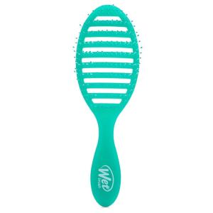 Wet Brush Speed Dry Hair Brush With Blow Dry Safe Bristles & Vented Design For Faster Drying Time, Ergonomic Handle, Reduces Breakage & Detangles All Hair Types, Limited Edition Electric Sky Purple(Summer Quencher Green Juice)