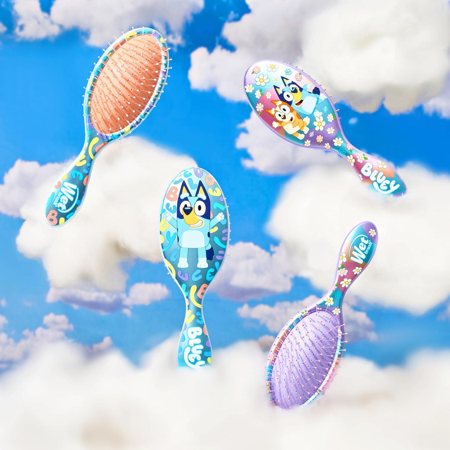 image:imageWet Brush Bluey Kids Midi Hair Brush Limited Edition Orange Goody x Bluey amp Bingo Multicolor Bow Barrettes 3ct Multicolor Hair Ponytailers in Bluey Character Pouch 10ct