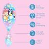 Wet Brush Bluey & Bingo Kids Midi Hair Brush, Limited Edition, Purple + Goody x Bluey & Bingo Multicolor Bow Barrettes 3ct, For All Hair Types, SlideProof Hold, Blue, Pink & Purple