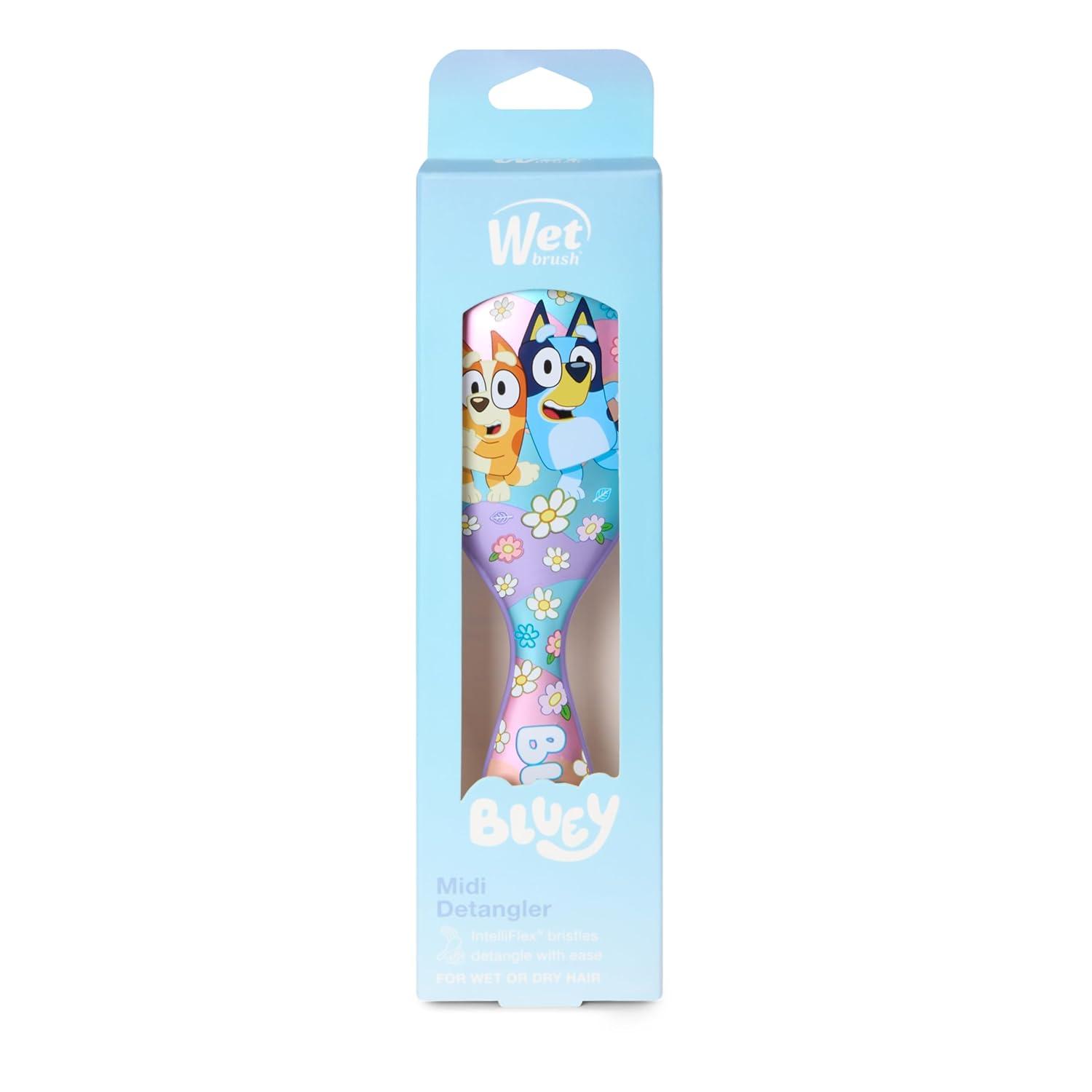 image:imageWet Brush Bluey amp Bingo Kids Midi Hair Brush Limited Edition Purple Goody x Bluey Multicolor Floral Bow Barrette and Snap Clips 5ct Multicolor Bow Barrettes 3ct Blue Pink amp Purple