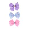 Wet Brush Bluey & Bingo Kids Midi Hair Brush Limited Edition, Purple + Goody x Bluey Multicolor Floral Bow Barrette and Snap Clips 5ct + Multicolor Bow Barrettes 3ct Blue, Pink & Purple