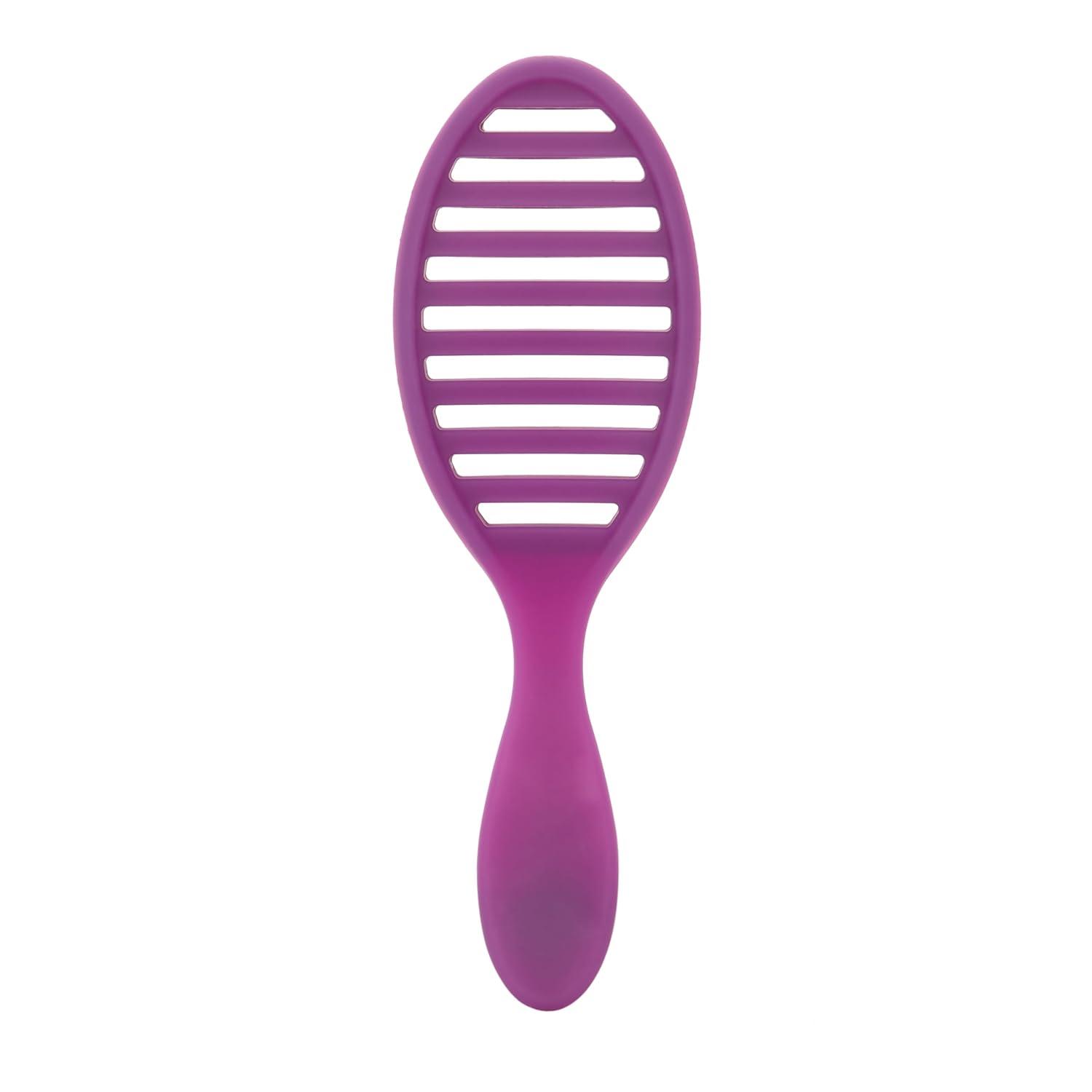 image:imageWet Brush Ceramic Speed Dry Hair Brush Purple Vented Design amp Soft HeatFlex Bristles for BlowDry Safe Styling Ergonomic Handle for PainFree Detangling Hair Accessories for All Hair TypesPurple