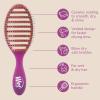 Wet Brush Ceramic Speed Dry Hair Brush, Purple – Vented Design & Soft HeatFlex Bristles for Blow-Dry Safe Styling – Ergonomic Handle for Pain-Free Detangling – Hair Accessories for All Hair Types(Purple)